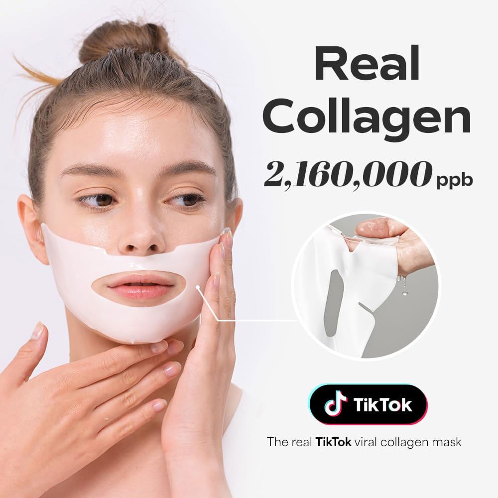 Deep Collagen Overnight Mask | The real collagen 2,160,000ppb | Low molecular weight collagen for elasticity, firming, and moisturizing