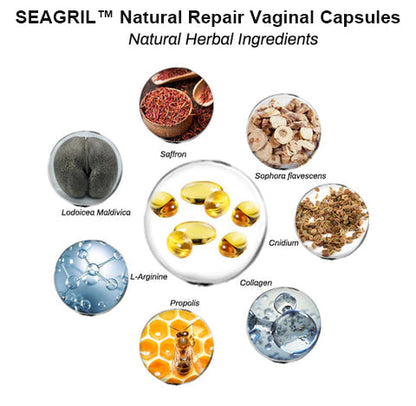 SEAGRIL™ Instant Itch Relief & Natural Detox & Firming Repair & Pink and Tender Natural Capsules🥥🥥